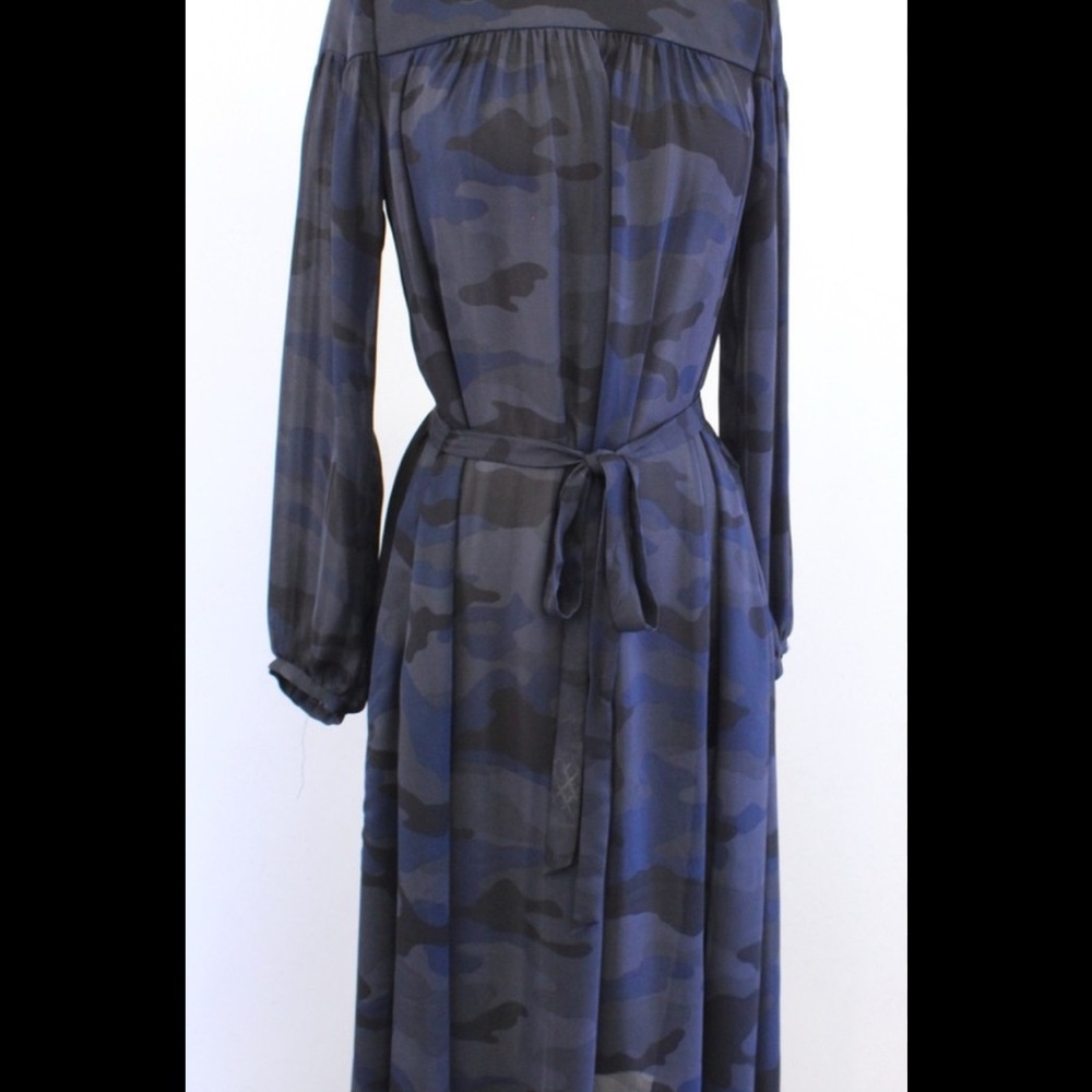 Banana Republic Blue Bishop Sleeve Sundress